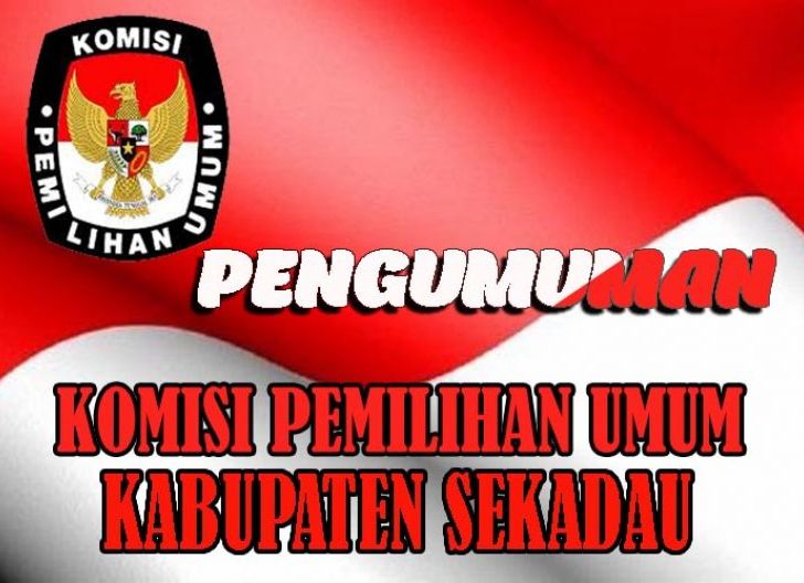 Photo of Pengumuman KPU Kabupaten Sekadau