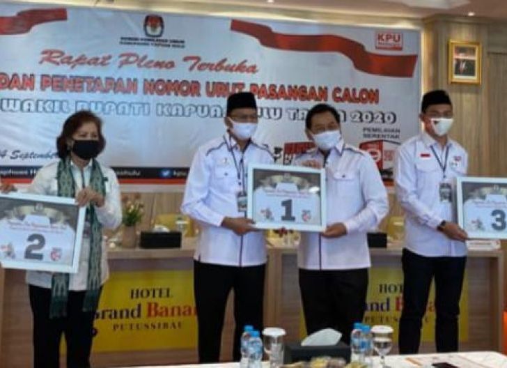 Photo of KPU Undi Nomor Urut Paslon Bupati & Wakil Bupati Kapuas Hulu 2020