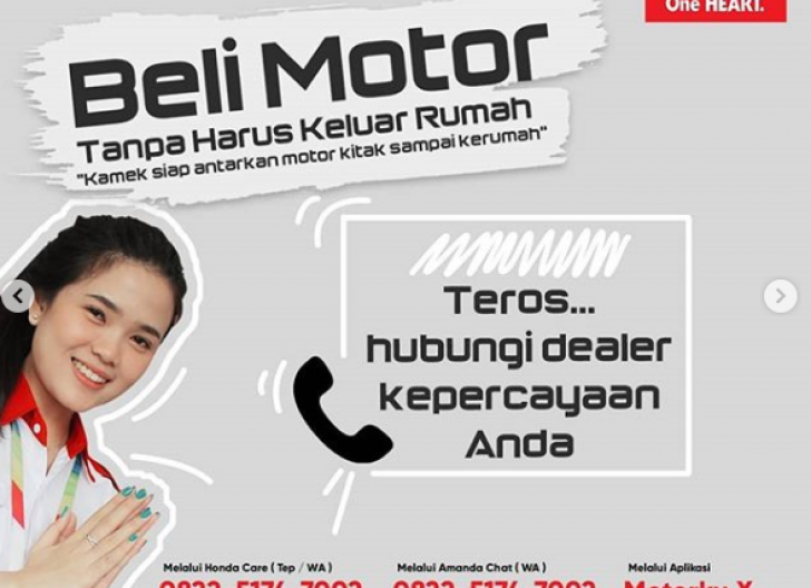 Photo of Masih di Tengah Pandemi Covid-19, Mari Gunakan “Amanda Chat” Astra Motor Kalbar untuk Pesan Motor 