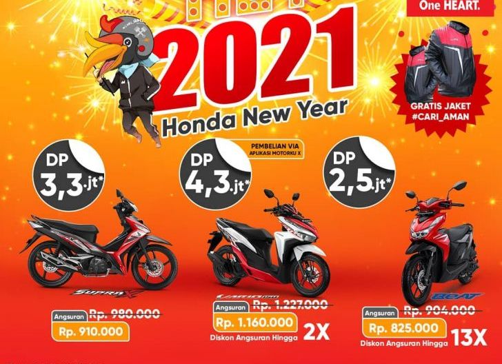 Photo of HEY 2021 dari Honda, Promo Khusus Tahun Baru dari Astra Motor Kalbar