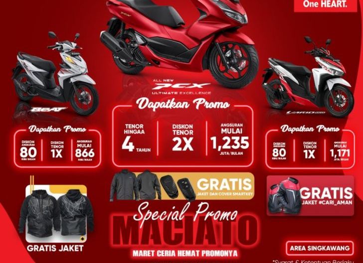 Photo of Promo MACIATO Khusus Area Singkawang, Dapat Angsuran Sepeda Motor Honda dari Astra Motor Kalbar
