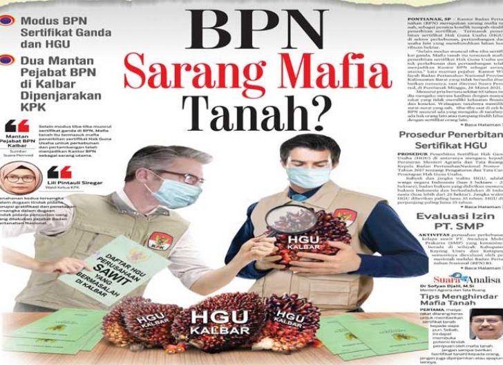 Photo of Modus BPN Penerbitan Sertifikat Ganda dan HGU, BPN Sarang Mafia Tanah?