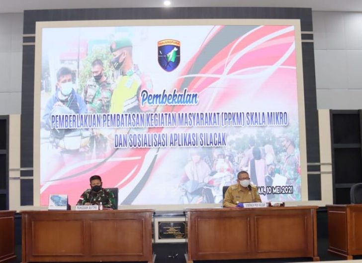 Photo of Pandgam XII/Tpr Laksanakan Pembekalan PPKM Skala Mikro dan Sosialisasi Aplikasi Silacak