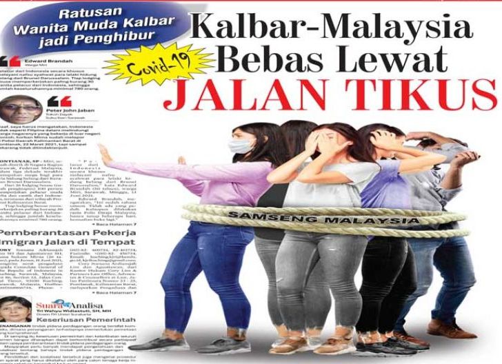 Photo of Ratusan Wanita Muda Kalbar jadi Penghibur, Covid-19 Kalbar-Malaysia Bebas Lewat Jalan Tikus