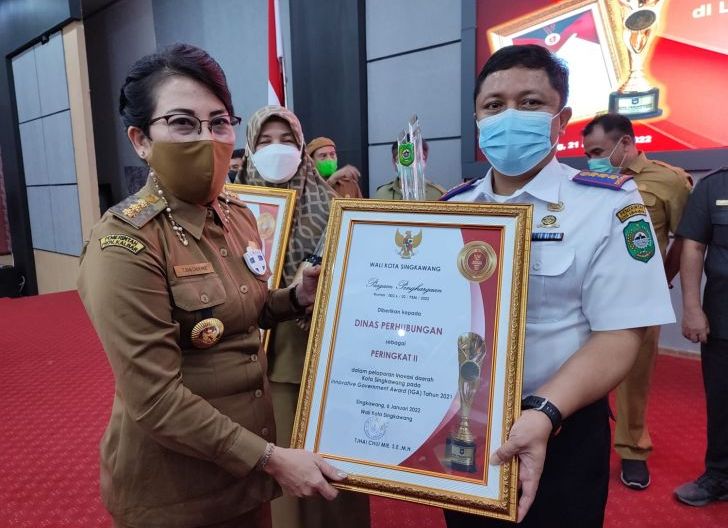 Photo of Dishub Singkawang Peringkat Dua Perangkat Daerah Terinovasi