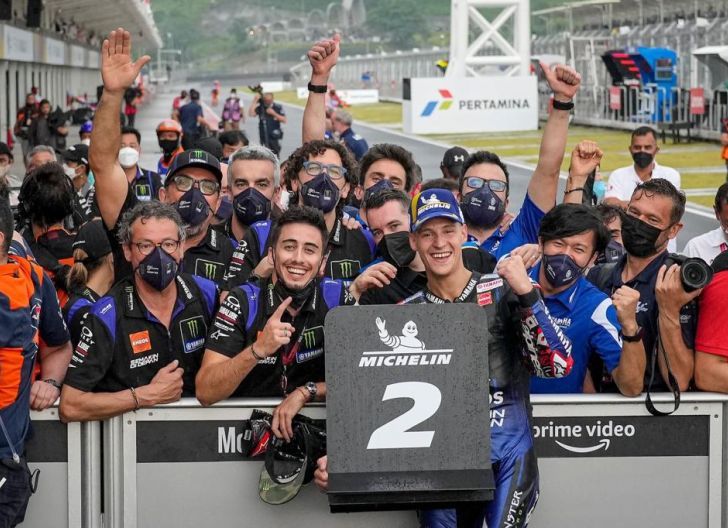 Photo of Hasil Mengesankan Quartararo Podium Kedua di Indonesia