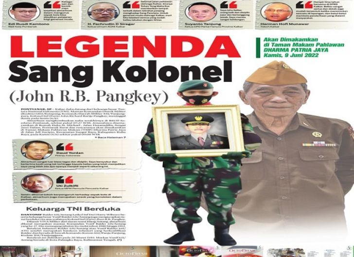 Photo of Legenda Sang Kolonel John R.B. Pangkey, Akan Dimakamkan di Taman Makam Pahlawan Dharma Patria Jaya Kamis, 9 Juni 2022