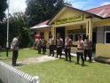 Pilkades Serentak di Kabupaten Melawi, 25 Personel Polsek Sayan Amankan Pergeseran Logistik