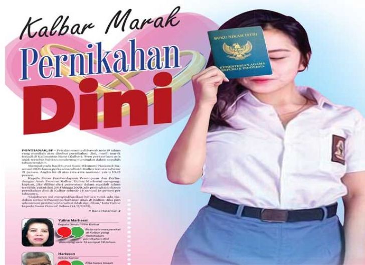 Photo of Kalbar Marak Pernikahan Dini