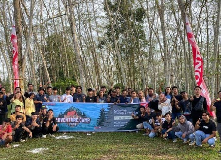 Photo of Pererat Silaturahmi, Komunitas HWBC Ikuti Keseruan Honda Bikers Adventure Camp dari Astra Motor Kalbar