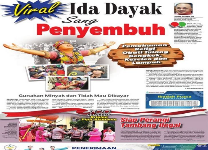 Photo of Viral Ida Dayak Sang Penyembuh, Pemahaman Religi Obati Tulang Bengkok, Keselo dan Lumpuh