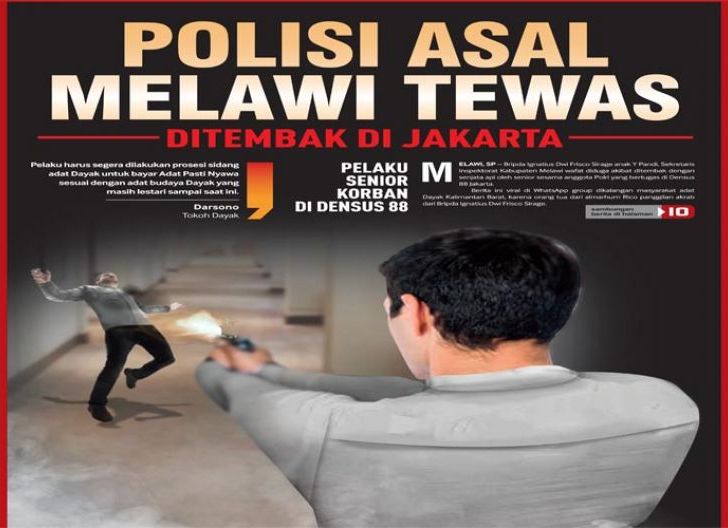 Photo of Polisi asal Melawi Tewas Ditembak di Jakarta, Pelaku Senior Korban di Densus 88