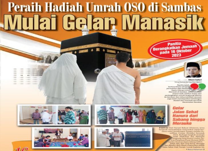 Photo of Peraih Hadiah Umrah OSO di Sambas Mulai Gelar Manasik, Panitia Berangkatkan Jemaah pada 16 Oktober 2023