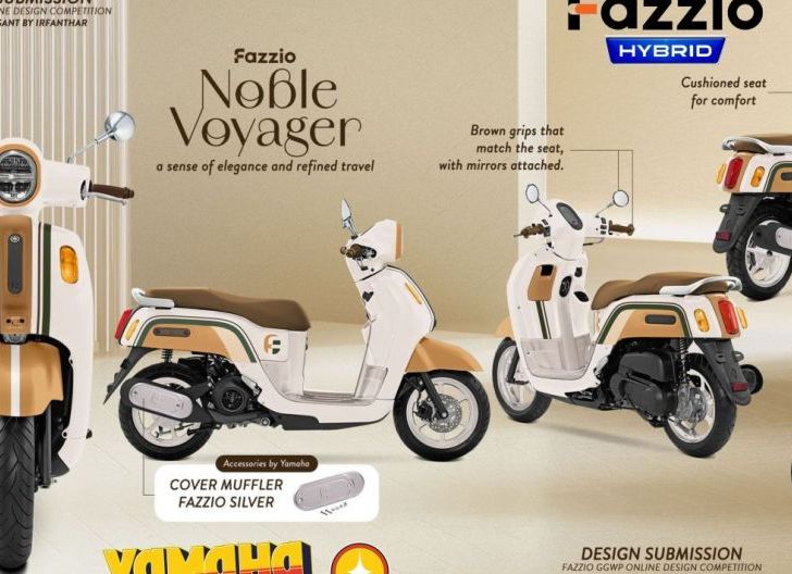 Photo of Tiga Desain Modifikasi Yamaha Fazzio Tampil di IMOS 2024