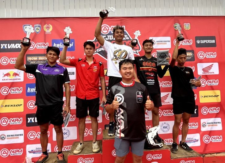 Photo of Melaju Kencang Selepas Cidera, Crosser AHM Raih Dua Podium pada Final Kejurnas Motocross
