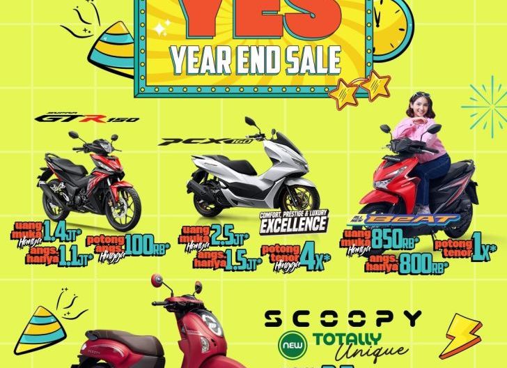 Photo of Year End Sale, Promo YES dari Astra Motor Kalbar untuk Konsumen Setia Honda di Kabupaten Bengkayang 