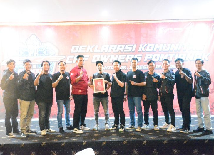 Photo of Semarak Deklarasi Club CRF Owners Pontianak Bersama Paguyuban Honda West Borneo Community  