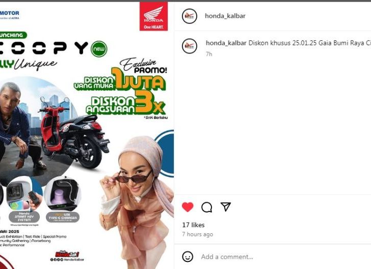 Photo of Astra Motor Kalbar Siap Luncurkan New Honda Scoopy untuk Konsumen Loyal 