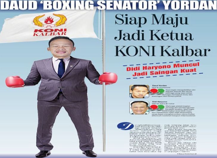 Photo of Daud 'Boxing Senator' Yordan Siap Maju Jadi Ketua KONI Kalbar, Didi Haryono Muncul Jadi Saingan Kuat