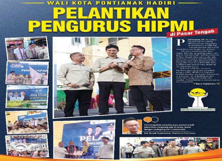 Photo of Wali Kota Pontianak Hadiri Pelantikan Pengurus HIPMI di Pasar Tengah