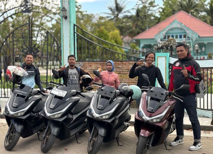 Photo of Jelajah Kota Mempawah, Media Exploration New Honda PCX 160 Roadsync Astra Motor Berlangsung Semarak
