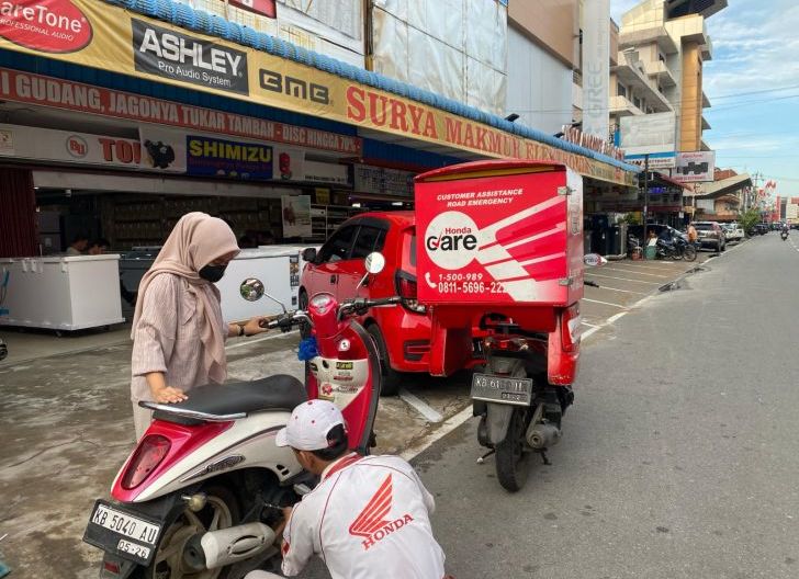 Photo of Honda Care Solusi Terbaik Kendala Kendaraan Konsumen di Jalan Raya dari Astra Motor Kalbar