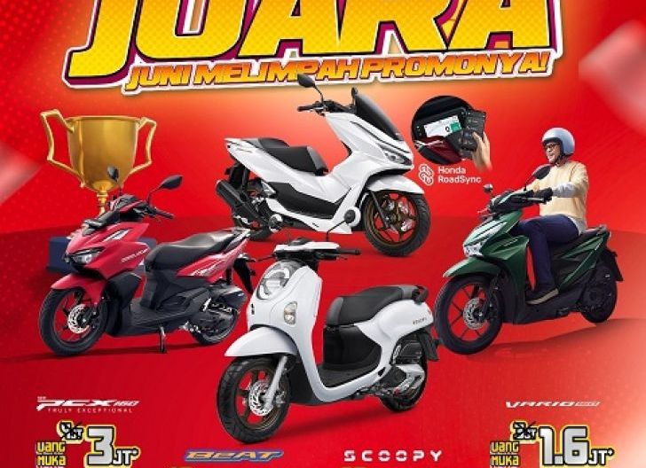 Photo of Berlaku di Bulan Juni, Astra Motor Kalbar Berlimpah Promo JUARA utuk Motor Honda