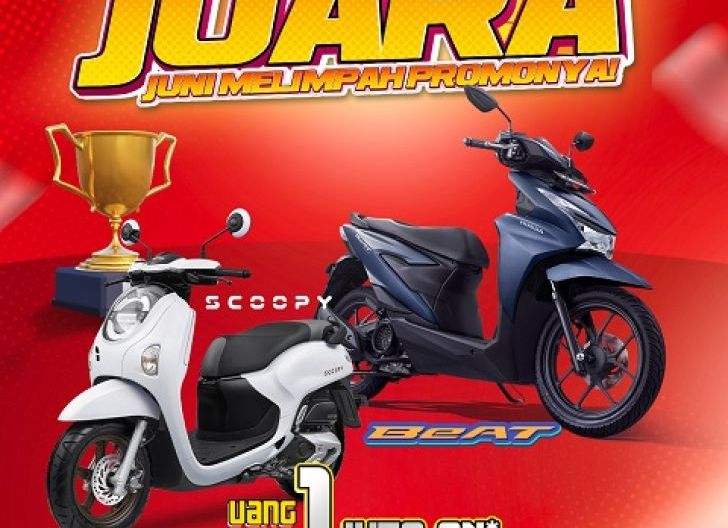 Photo of Banyak Pilihan Sepeda Motor Terbaik, Promo Juara di Bulan Juni Berlimpah Hadiah dari Asmo Kalbar 