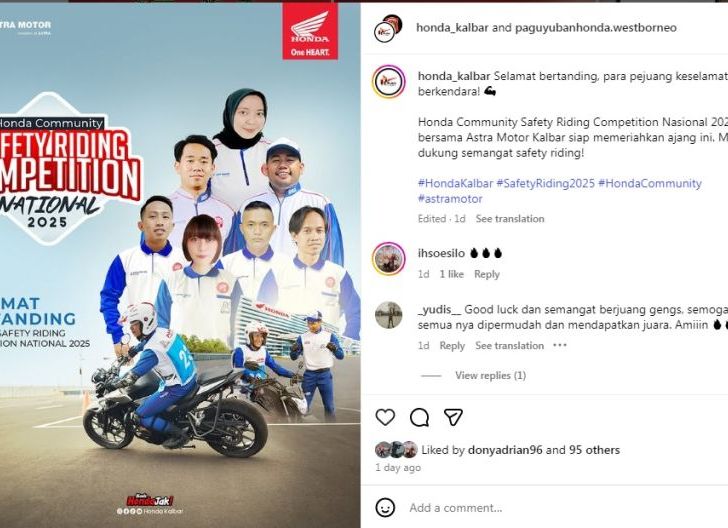 Photo of Berjuang di Level Nasional, Juara Kompetisi Safety Riding Tingkat Regional Bidik Gelar Terbaik