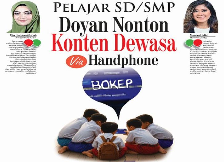 Photo of Pelajar SD/SMP Doyan Nonton Konten Dewasa Via Handphone, Bahaya Indonesia Masuk 4 Besar di Dunia untuk Kasus Pornografi Anak