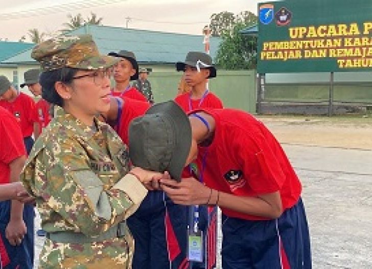 Photo of Puluhan Remaja Ikuti Pelatihan Disiplin di Rindam XII/Tpr