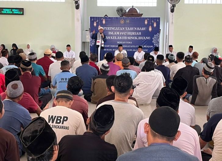 Photo of Lapas Singkawang Peringati Tahun Baru Islam, Momentum Hijrah Jadi Titik Balik Warga Binaan