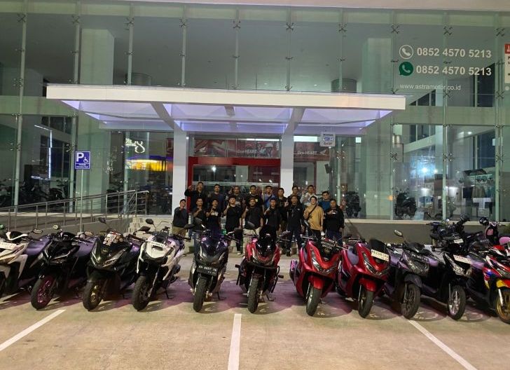Photo of Nocturnal Riding, City TourinG Asyik Astra Motor Kalbar dan Paguyuban HWBC di Event IWAPI Kalbar