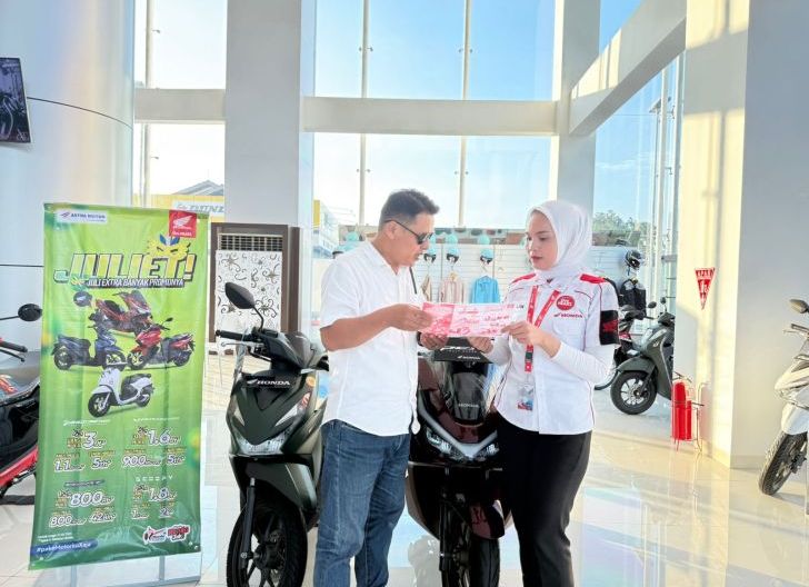 Photo of Promo Juliet di Bulan Juli, Astra Motor Kalbar Manjakan Konsumen Loyal