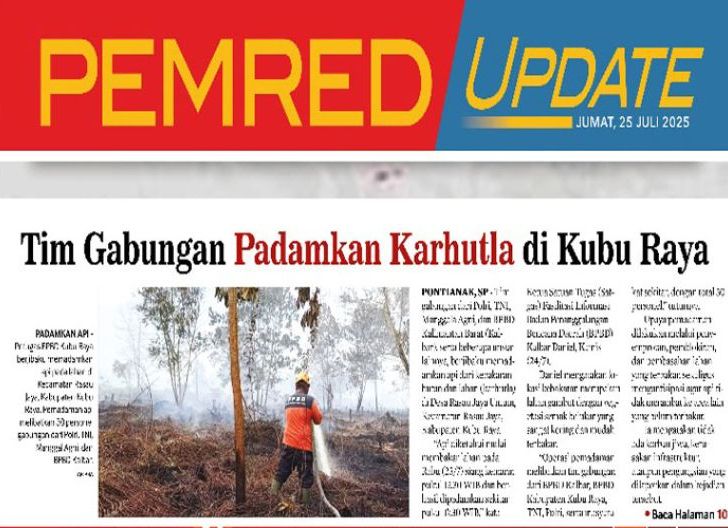 Photo of Tim Gabungan Padamkan Karhutla di Kubu Raya