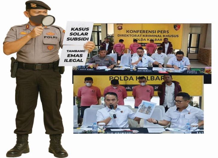 Photo of Polda Kalbar Sita 33 Kilogram Emas dan 14.070 liter BBM Ilegal