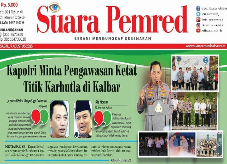 Photo of Kapolri Minta Pengawasan Ketat Titik Karhutla di Kalbar
