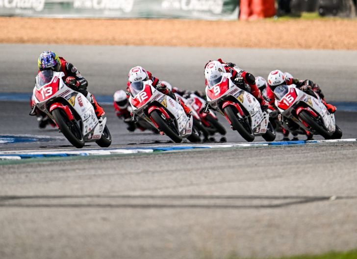 Photo of Program Road to MotoGP, Pembalap Binaan AHM Kuasai Ajang Idemitsu Honda Thailand Talent Cup 