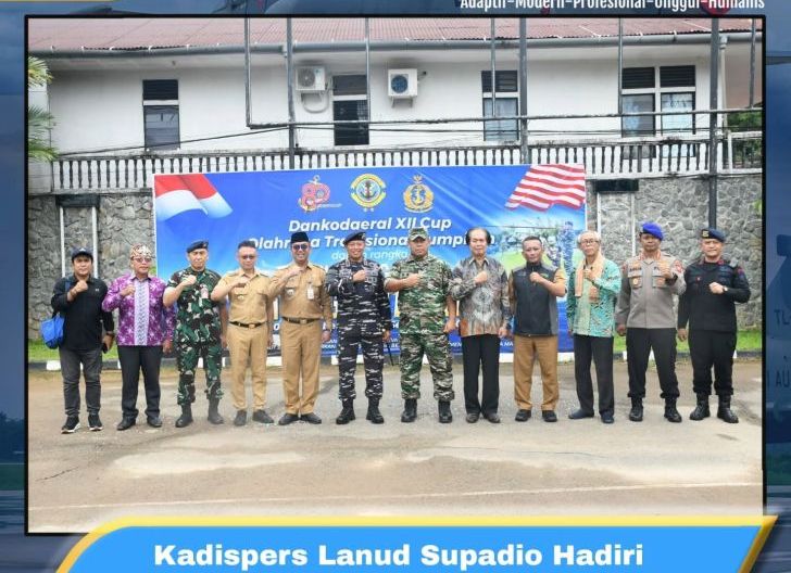 Photo of Kadispers Lanud Supadio Hadiri Semarak Kejuaraan Sumpit 2025 di Kodaeral XII Pontianak