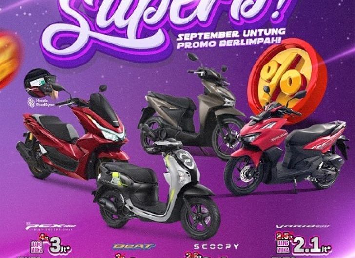 Photo of September Untung Promo Motor Honda Berlimpah Berikan Diskon Besar-besaran untuk Konsumen di Kalbar 