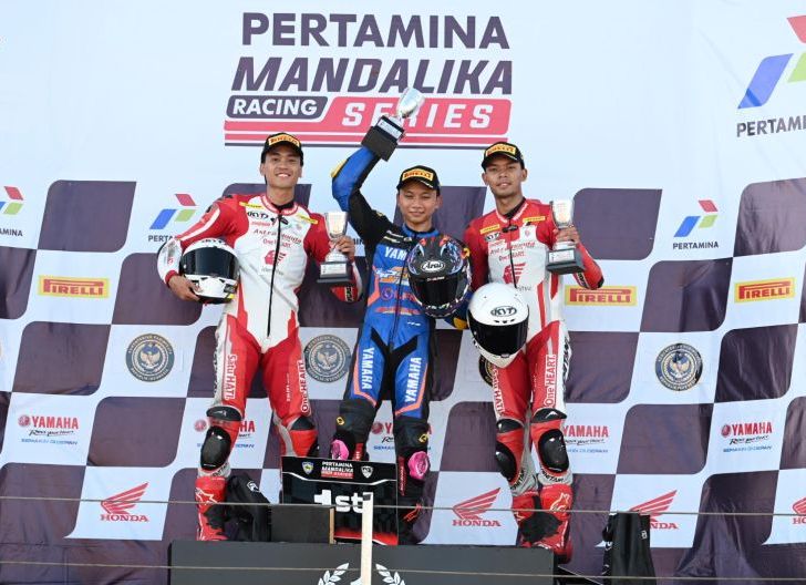 Photo of Pertamina Mandalika International Circuit, Pembalap AHRT Dominasi Podium Kelas NSS600 MRS 2025