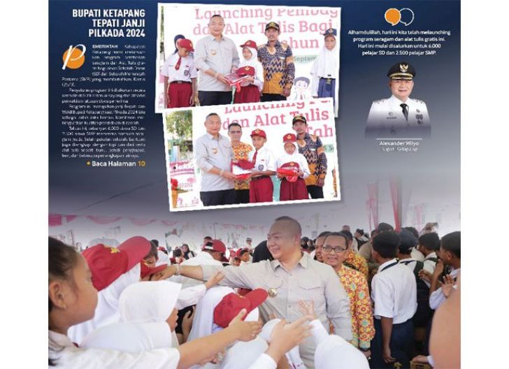 Photo of Ribuan Pelajar Dapat Seragam dan ATK Gratis, Bupati Ketapang Tepati Janji Pilkada 2024