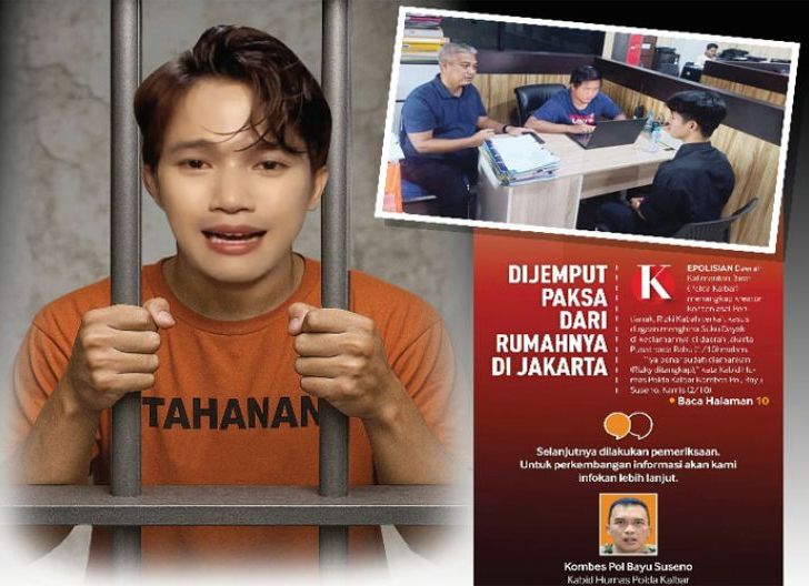 Photo of Rizki Kabah Ditetapkan sebagai Tersangka, Dijemput Paksa dari Rumahnya di Jakarta