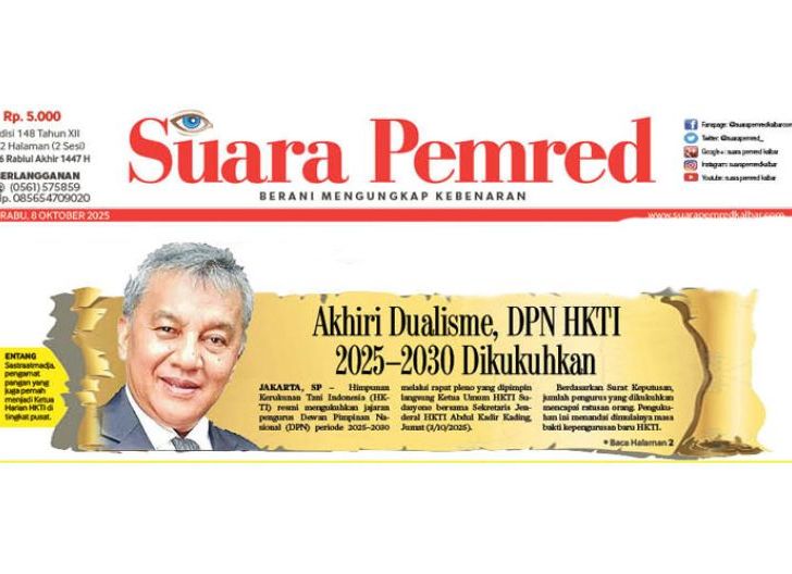 Photo of Akhiri Dualisme, DPN HKTI 2025–2030 Dikukuhkan