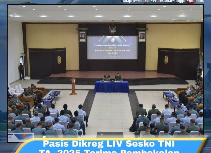 Photo of Pasis Dikreg LIV Sesko TNI TA 2025 Terima Pembekalan di Lanud Supadio
