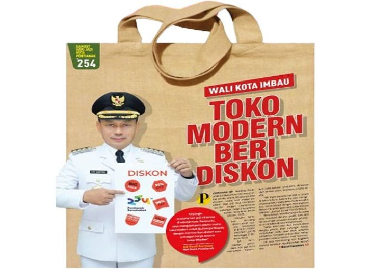 Photo of Wali Kota Imbau Toko Modern Beri Diskon, Sambut Hari Jadi Kota Pontianak ke-254