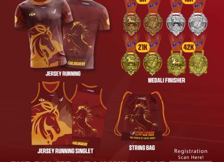 Photo of Usung Semangat “The Power of Lucky Horse”: Pontianak City Run 2026 Siap Digelar, 9 November Launching di Taman Alun Kapuas
