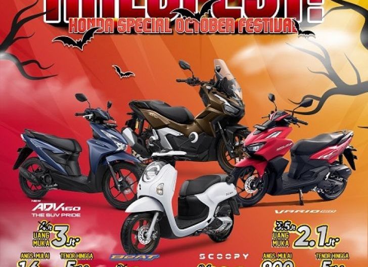 Photo of Konsisten Berikan Promo Setiap Bulannya, Astra Motor Kalbar Berlakukan Honda Special October Festival 