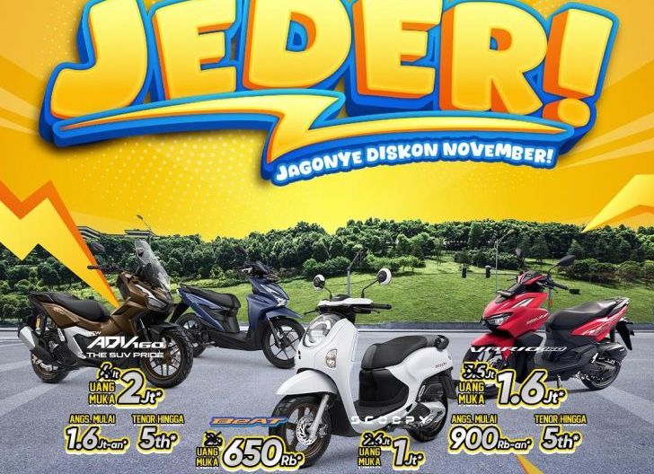Photo of Promo Jeder dari Astra Motor Kalbar, Angkat Penjualan Sepeda Motor Honda di Bulan November