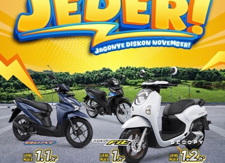 Photo of Jagonye Diskon November dari Astra Motor Kalbar Berikan Pilihan Sepeda Motor Selera Konsumen Loyal